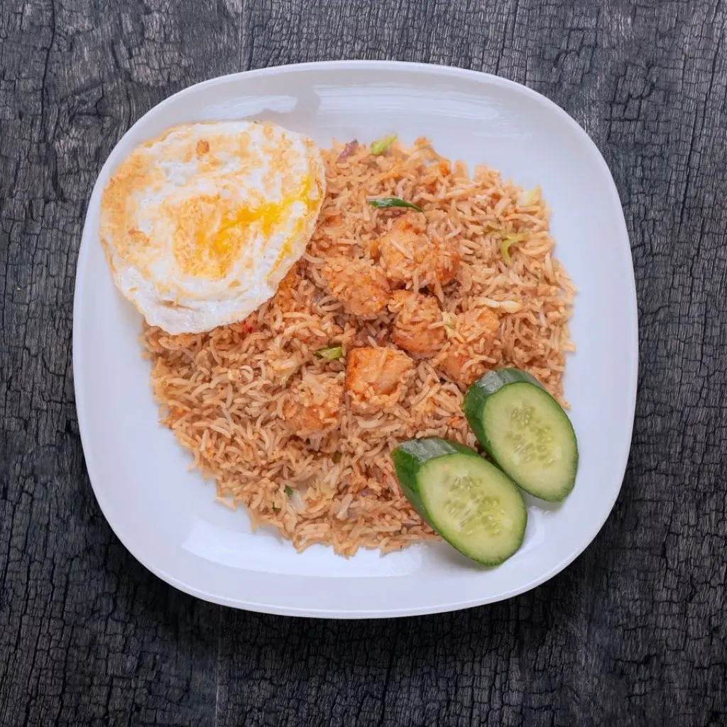 Nasi Goreng Chicken Rice